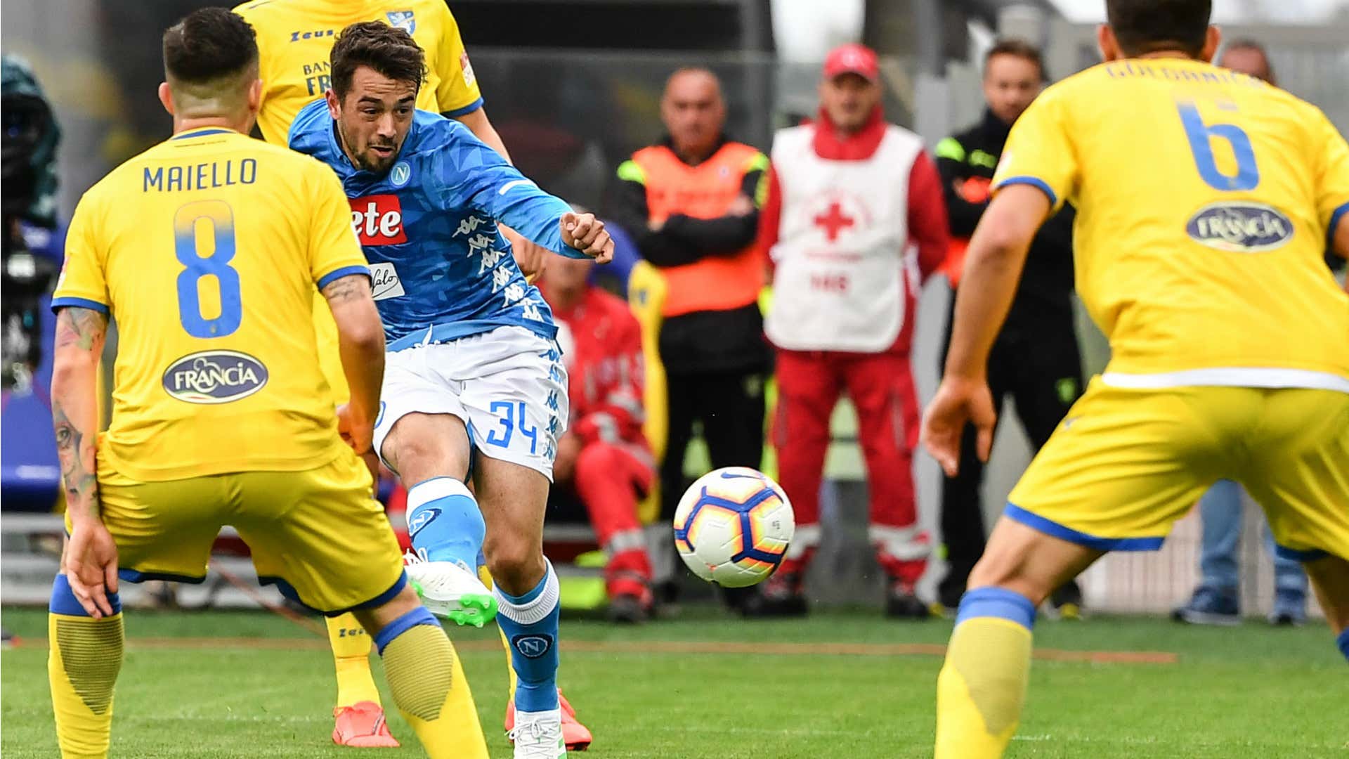 Amin Younes Frosinone Napoli 2019