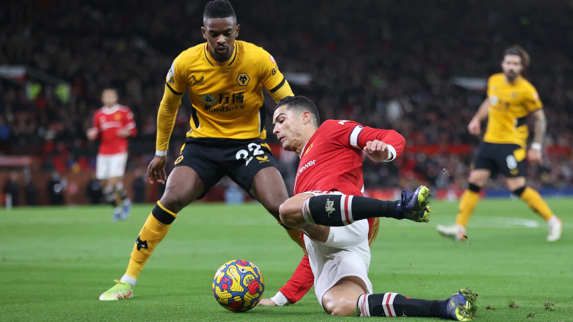 Cristiano Ronaldo Manchester United Wolves 2021-22