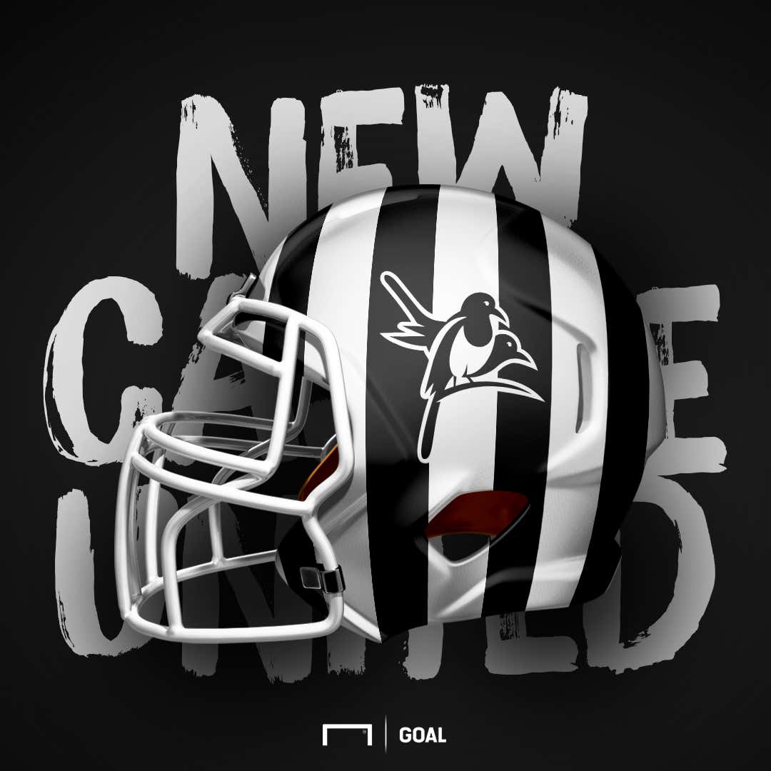 Newcastle United NFL Super Bowl / football helmet