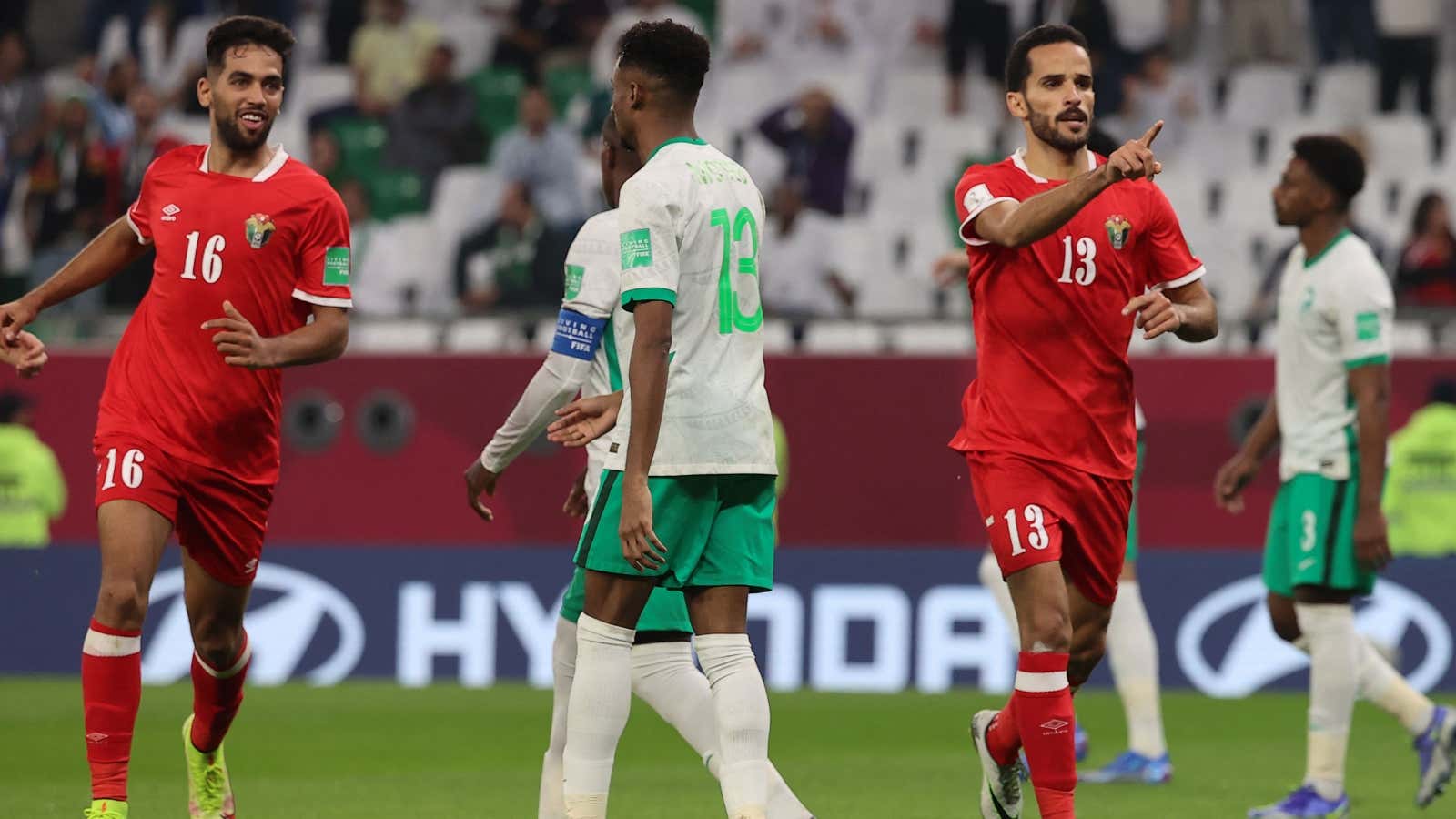 saudi arabia - jordan arab cup 2021 السعودية - الأردن - كأس العرب