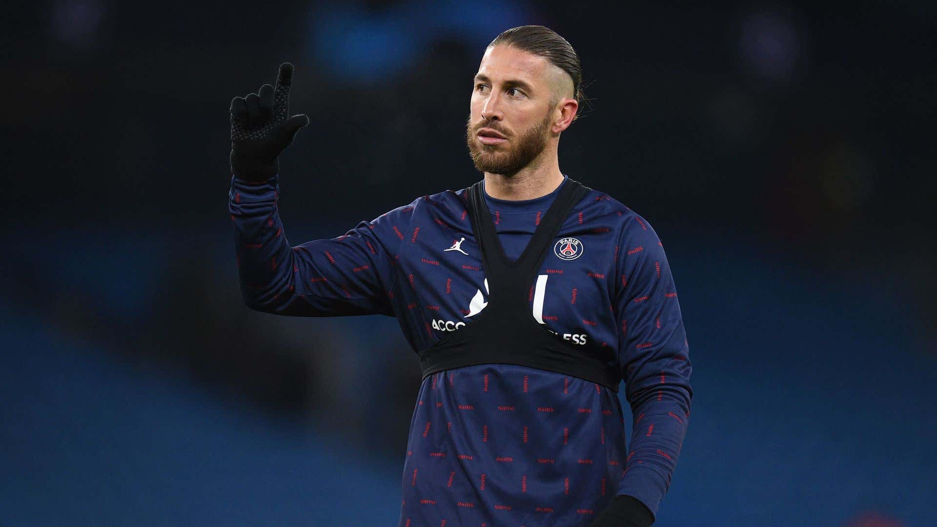 Sergio Ramos PSG againt Manchester City 24.11.2021