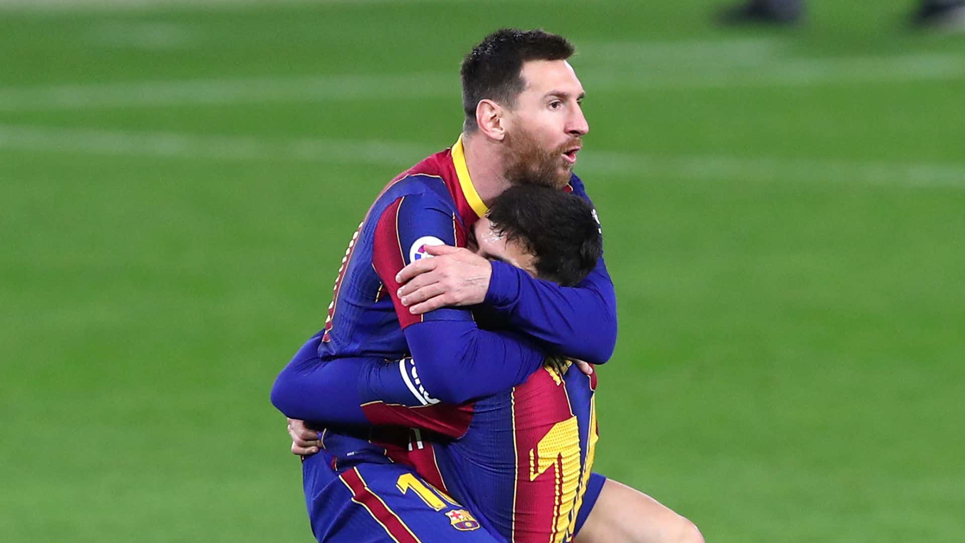 Messi Pedri Barcelona 2021