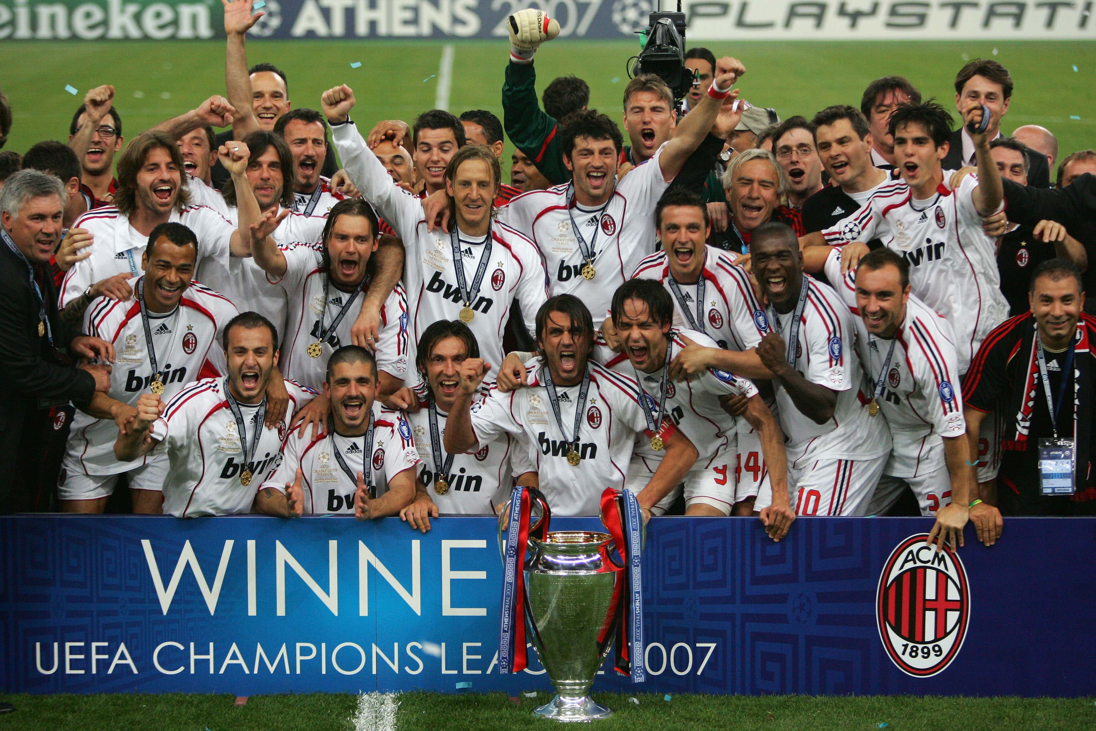 AC Milan Champions League Winners