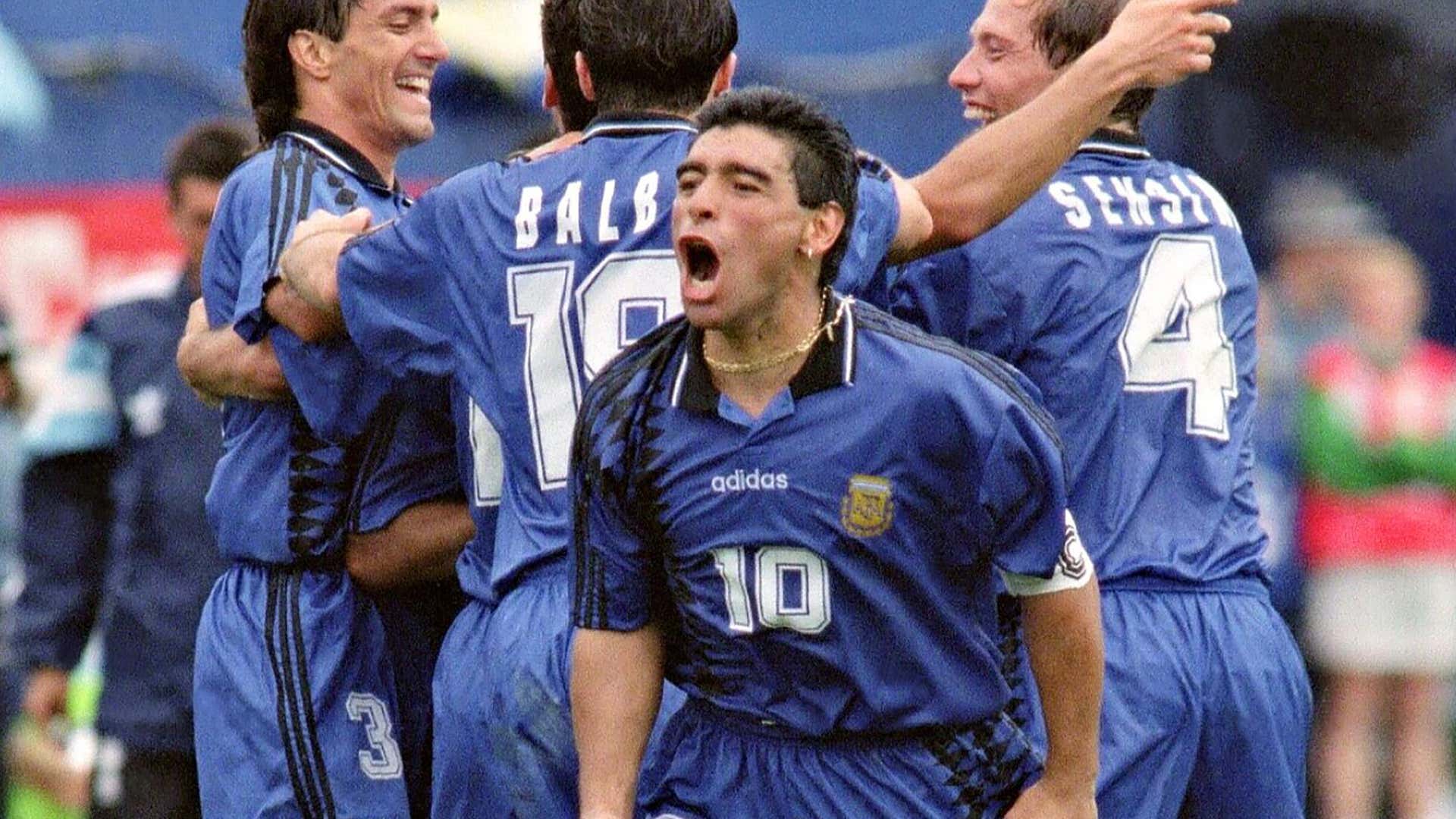 Diego Maradona 1994 World Cup Argentina