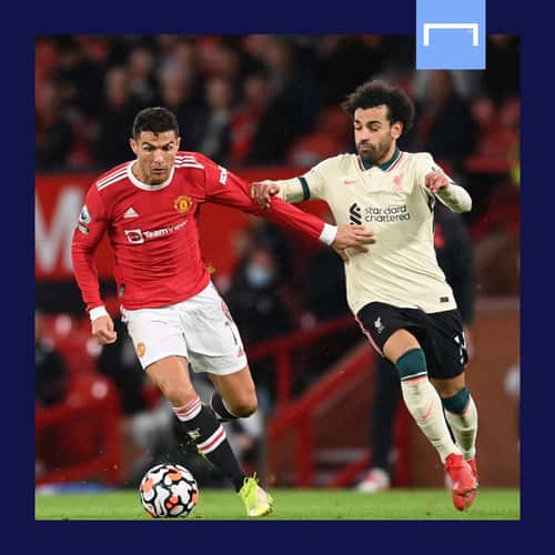 Cristiano Ronaldo Mohamed Salah Man Utd Liverpool Premier League 2021-22 GFX
