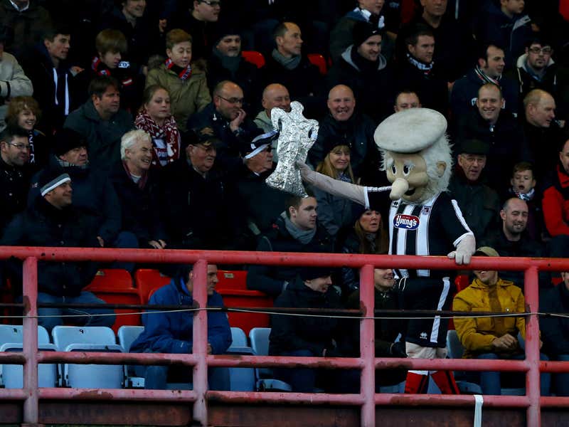 'Mighty Mariner' Grimsby Town v Huddersfield Town - FA Cup 01042014