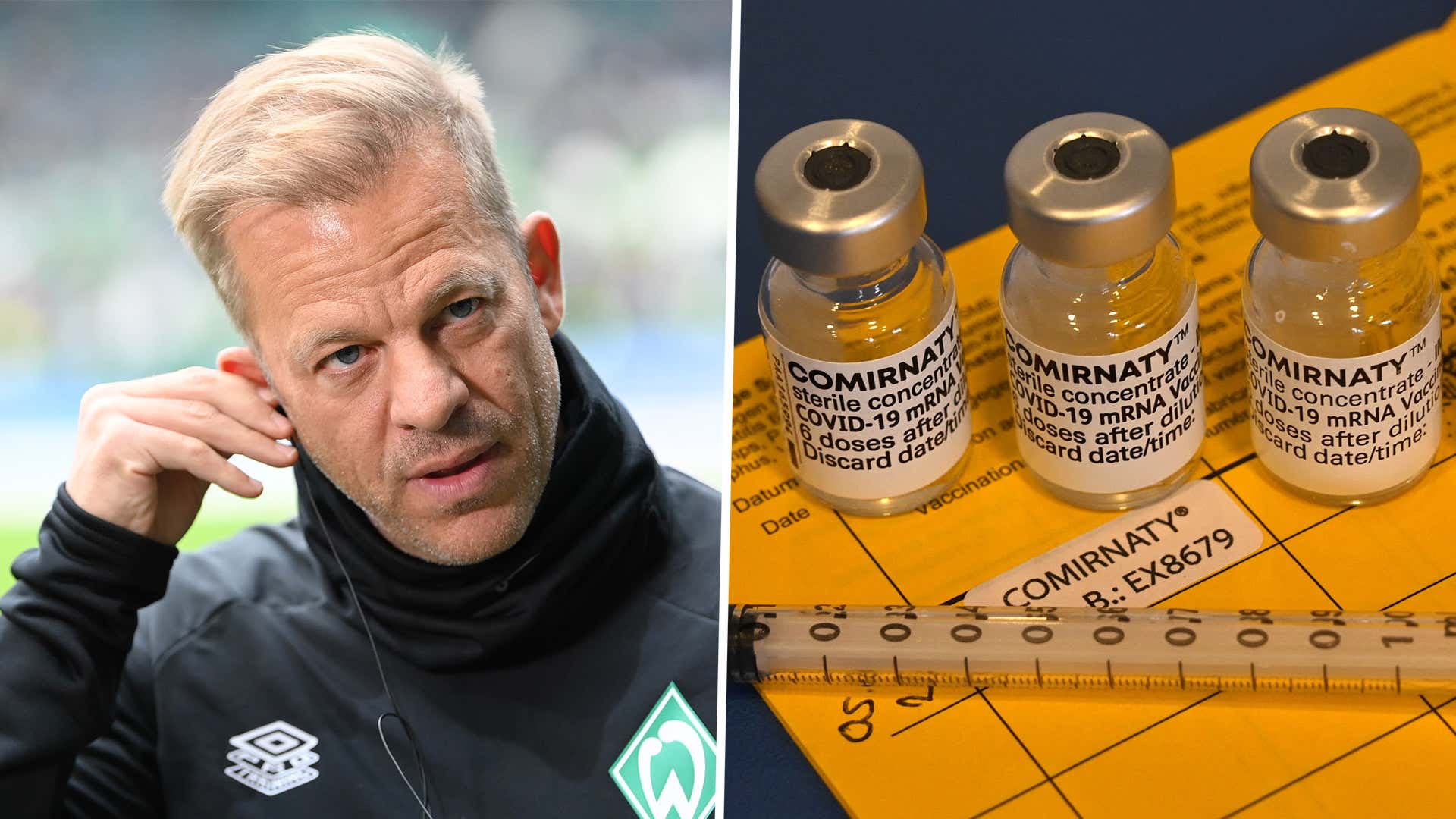 Markus Anfang Werder Bremen Covid-19 vaccine