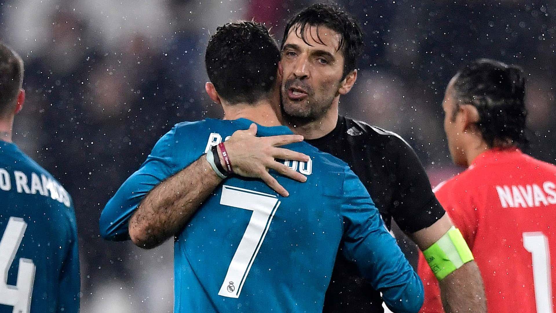 Buffon Cristiano Ronaldo Juventus Real Madrid Champions League