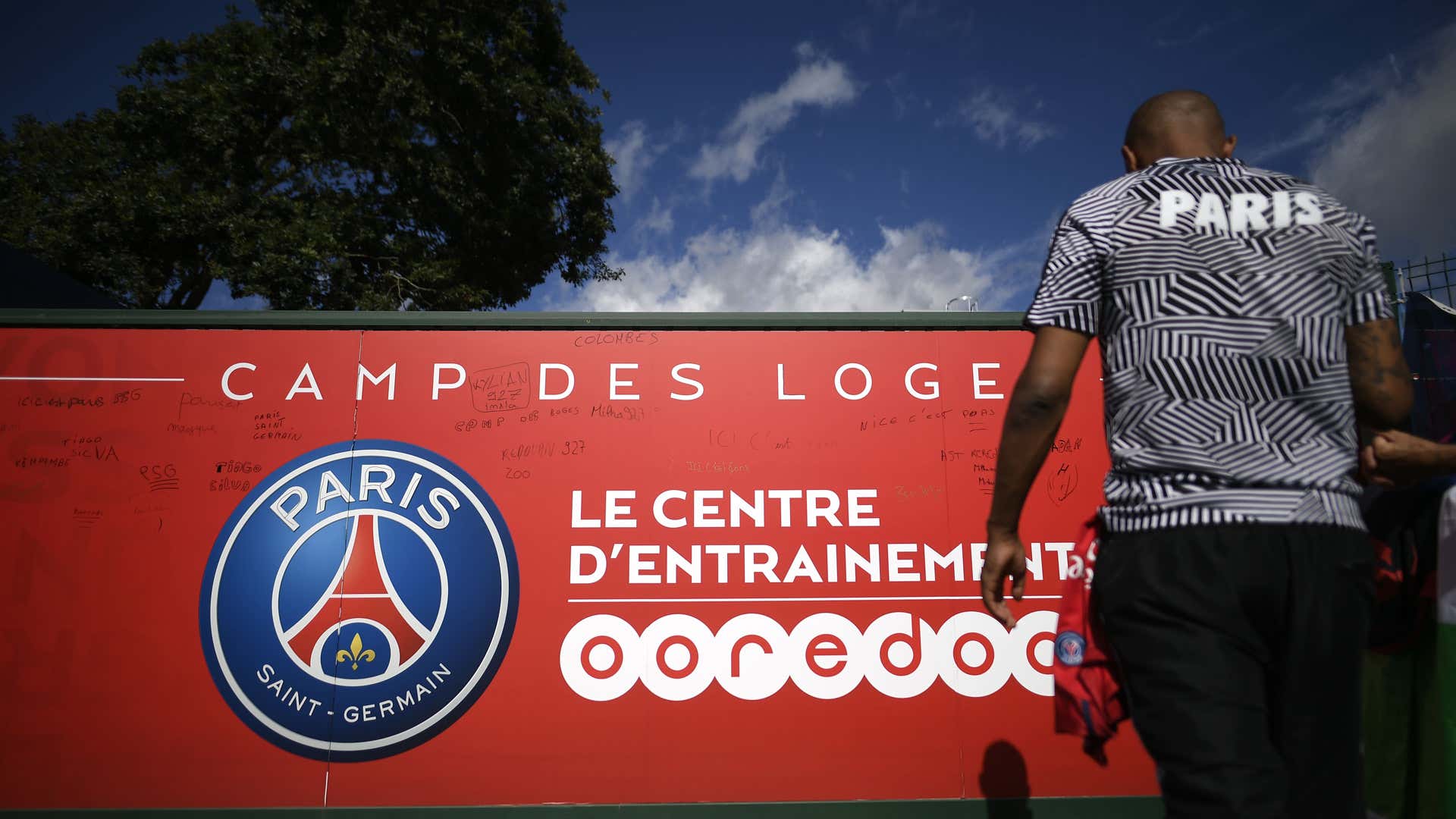 Illustration PSG Paris Saint-Germain Camp des Loges Centre Ooredoo