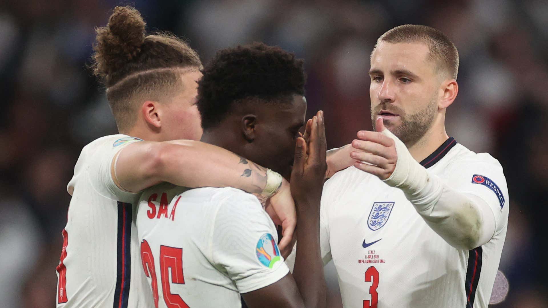 Bukayo Saka England Euro 2020 final