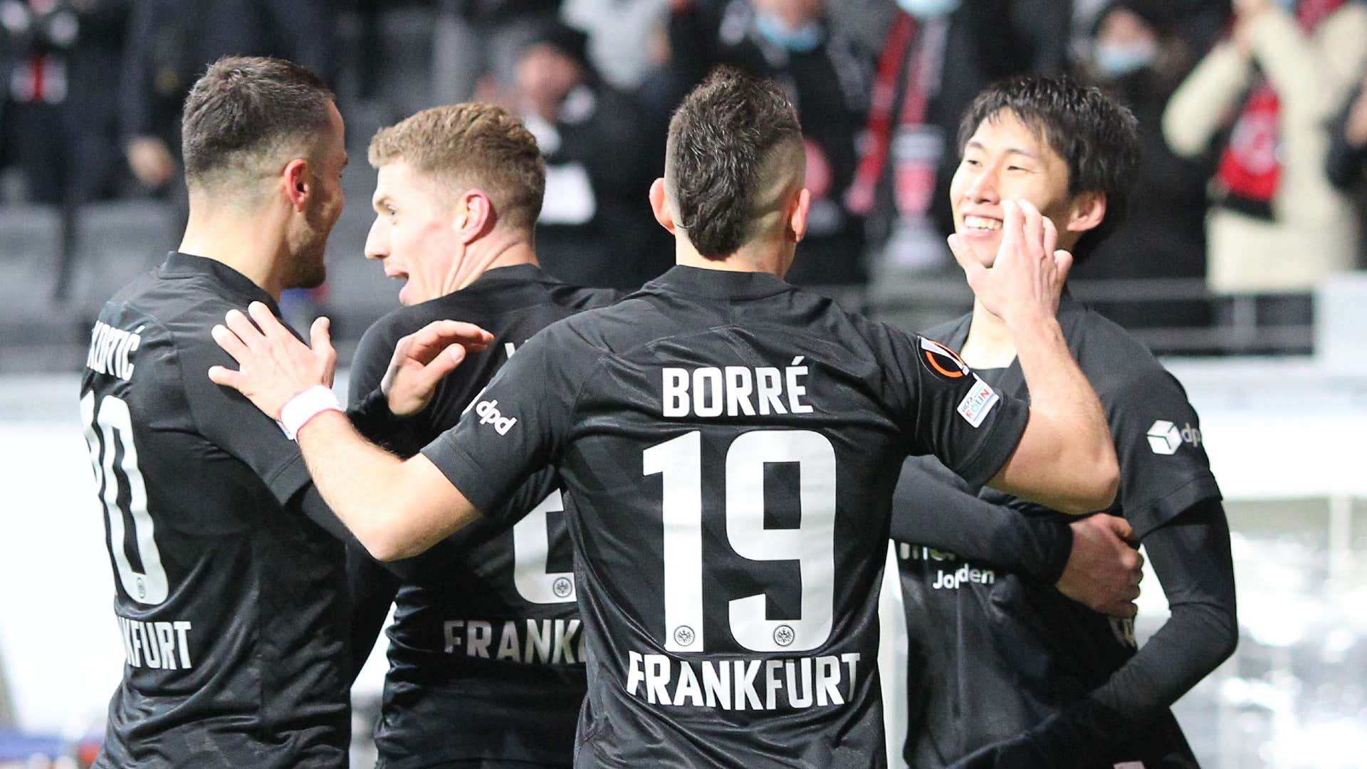 Eintracht Frankfurt Europa League Jubel 2021