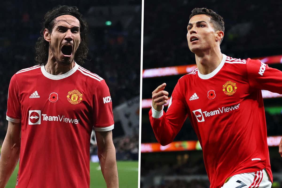 Edinson Cavani Cristiano Ronaldo GFX Manchester United