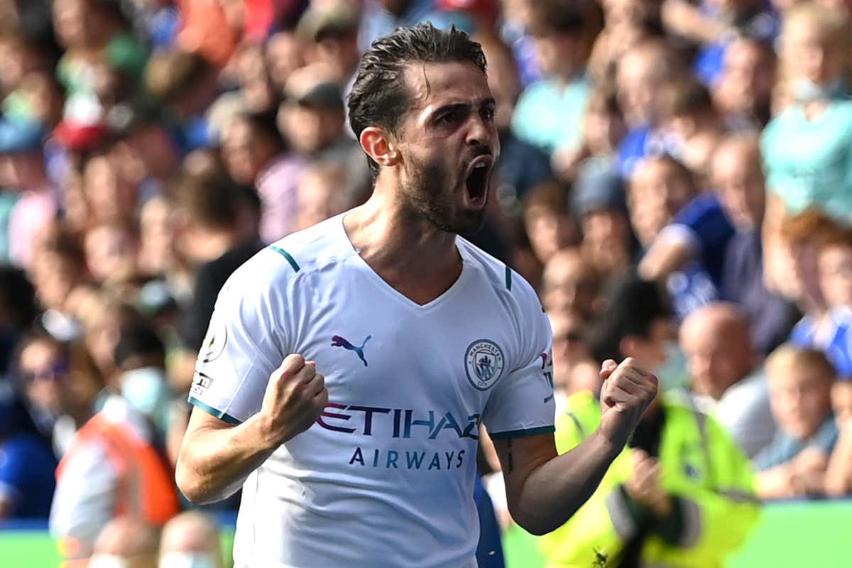 ベルナルド シウバが決勝弾 マンチェスター Cが敵地でレスターを下し3連勝 Goal Com ベルナルド シウバが決勝弾 マンチェスター Cが敵地でレスターを下し3連勝 Goal Com