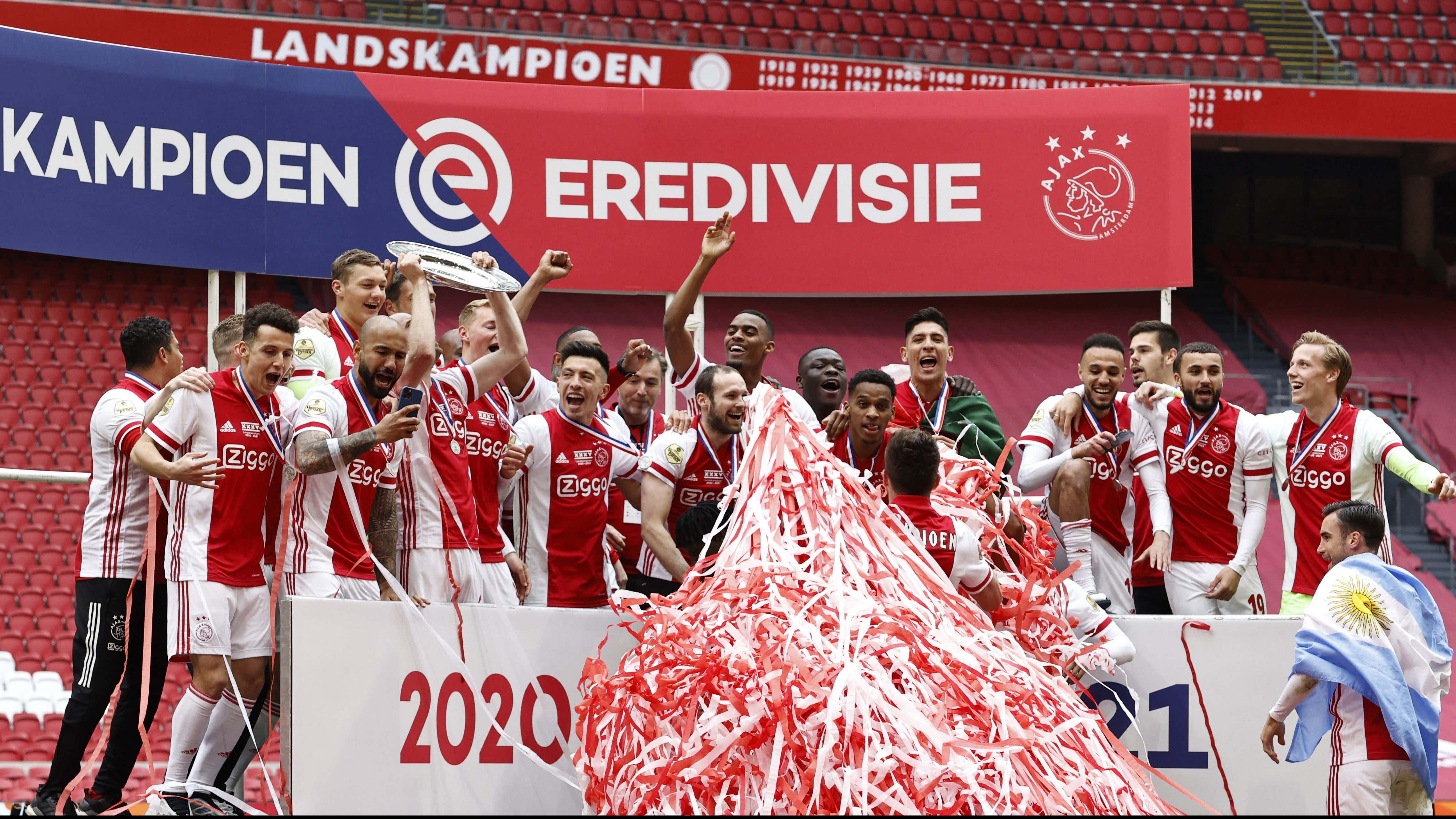 Ajax Amsterdam Champions Eredivisie 2021