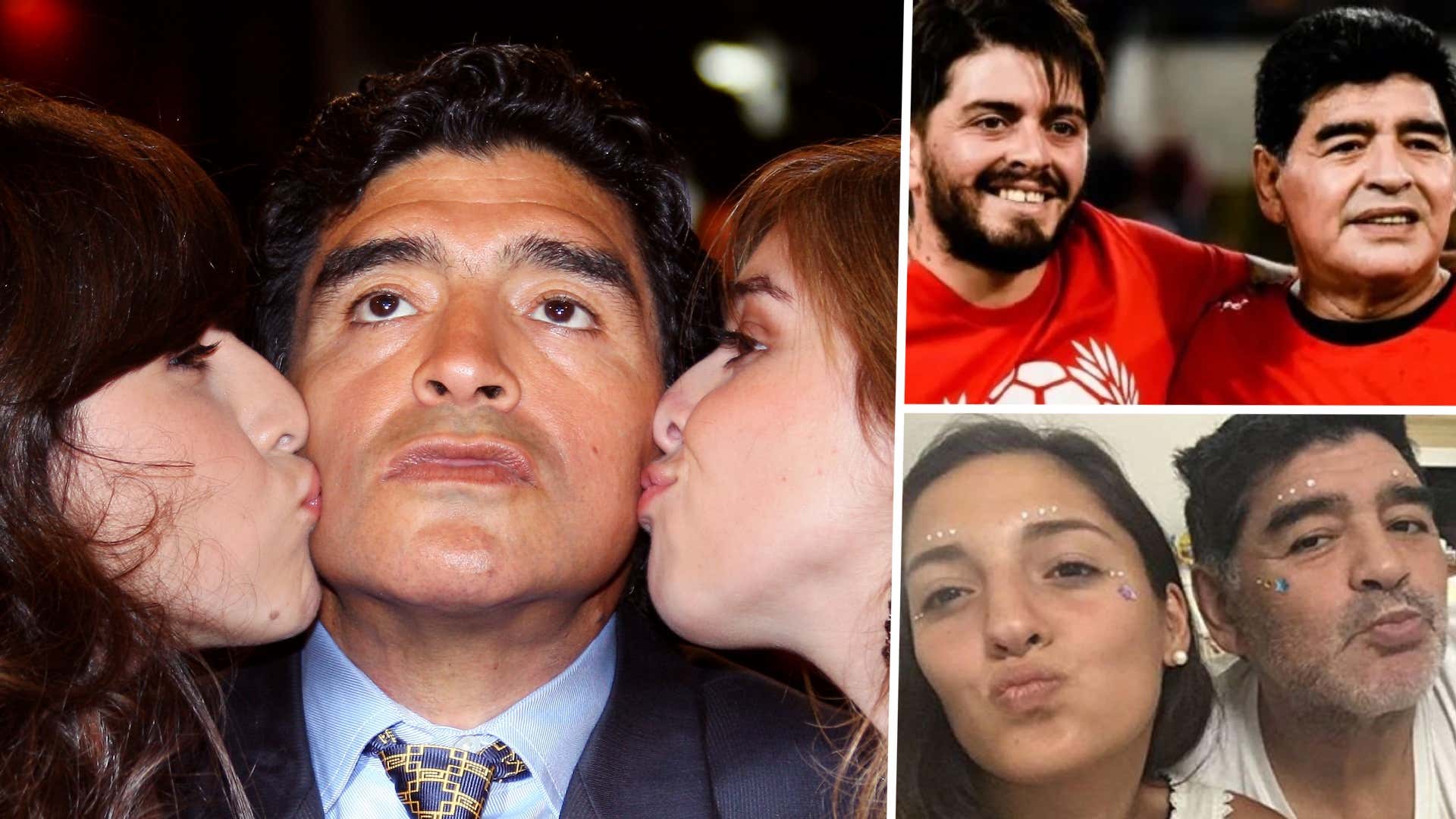 Diego Maradona familia Dalma Giannina Diego Jr Jana 031120