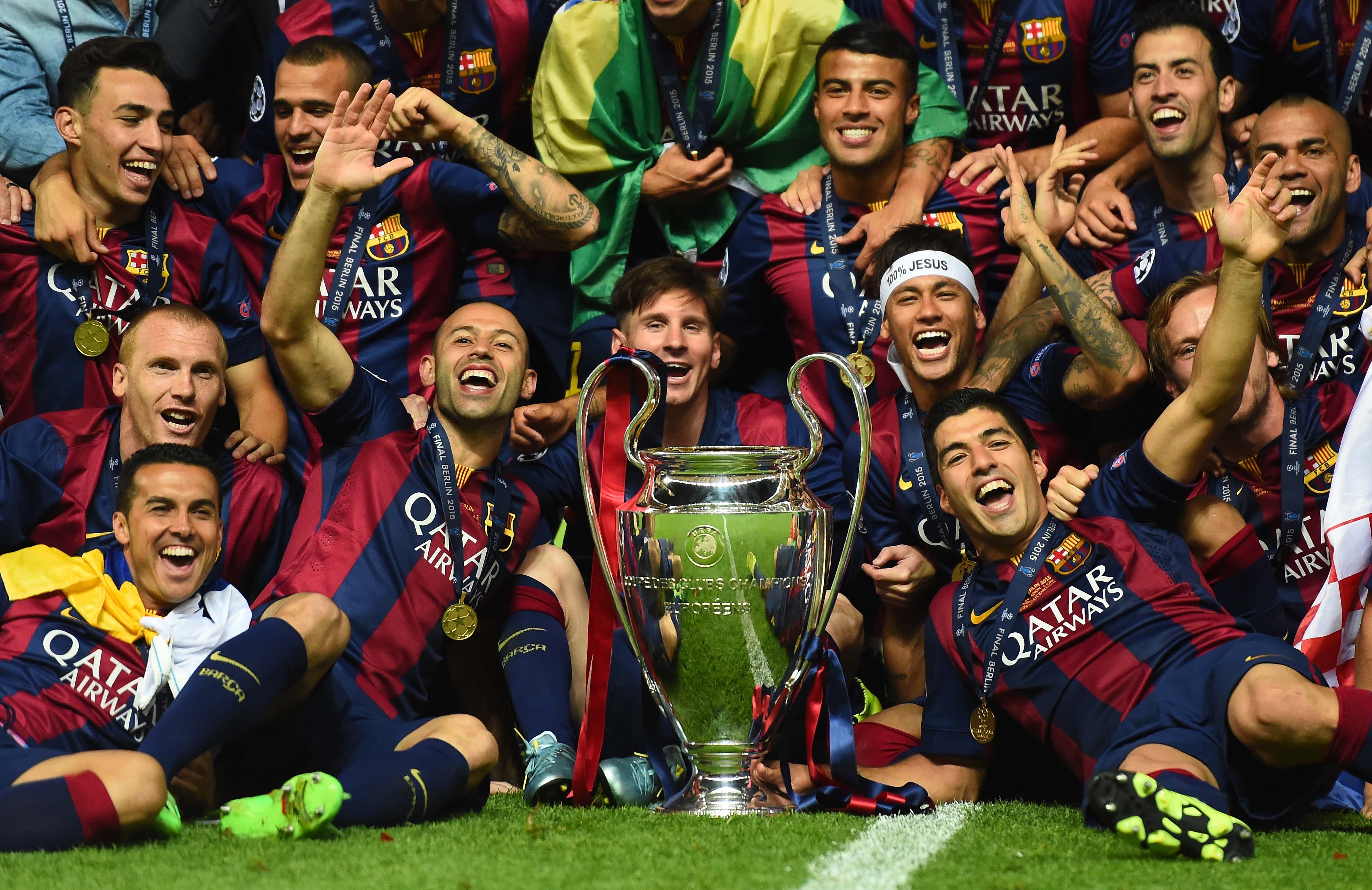 Barcelona Champions League trophy