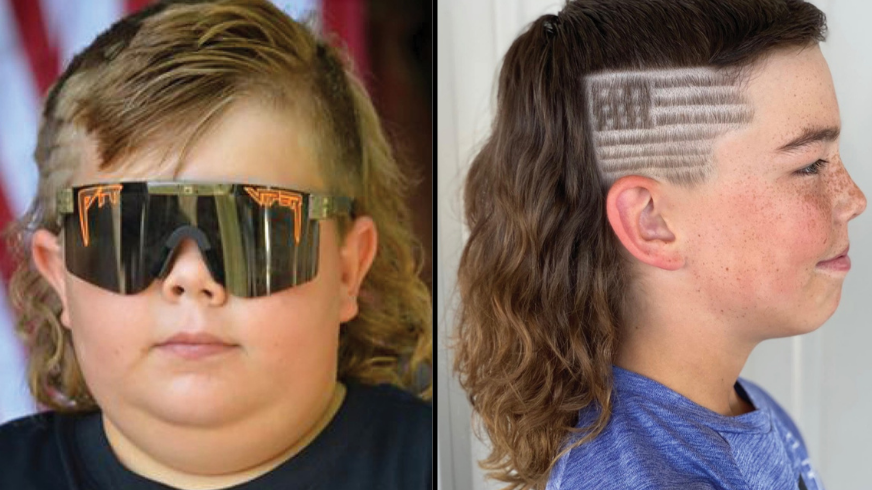 Kid's mullet competition in the US produces impressive haircut