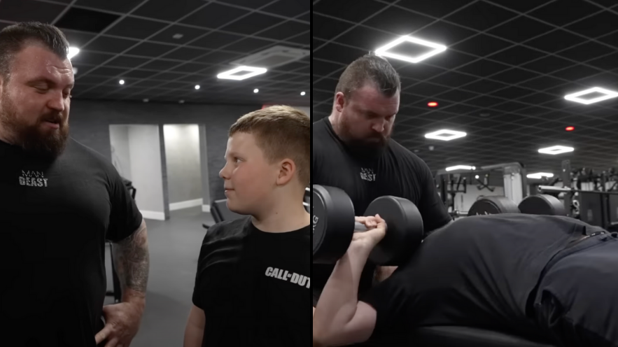 Eddie Hall Shares Abs Change After Month Of 100 Situps