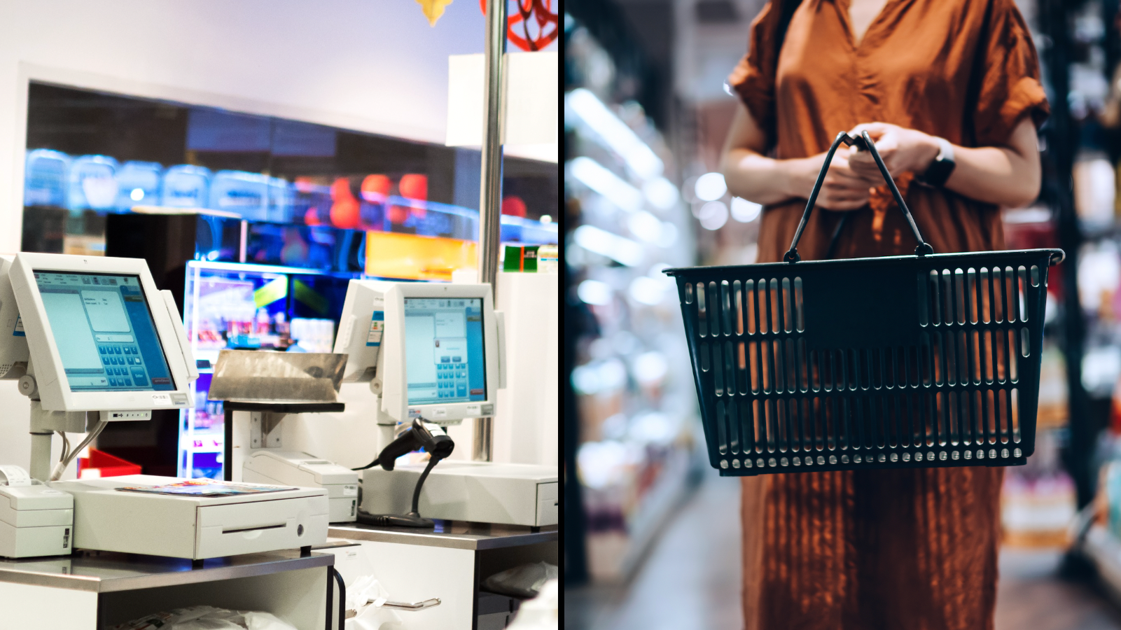 Self-service: Booths supermarket puts staff back behind its tills - BBC News