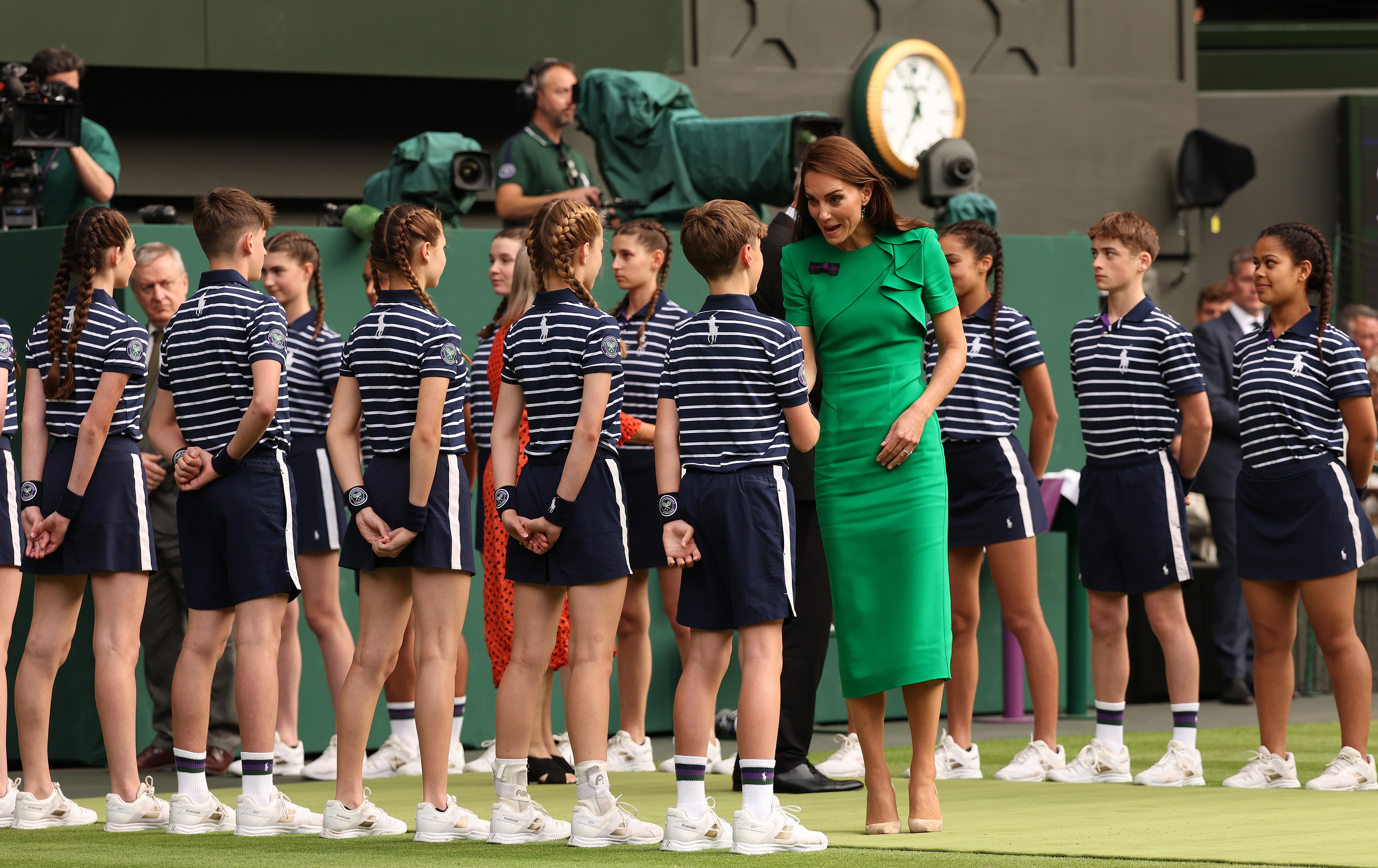 Princess Kate vs. Federer - Wimbledon 2023 Ralph Lauren Ball Boy Uniform