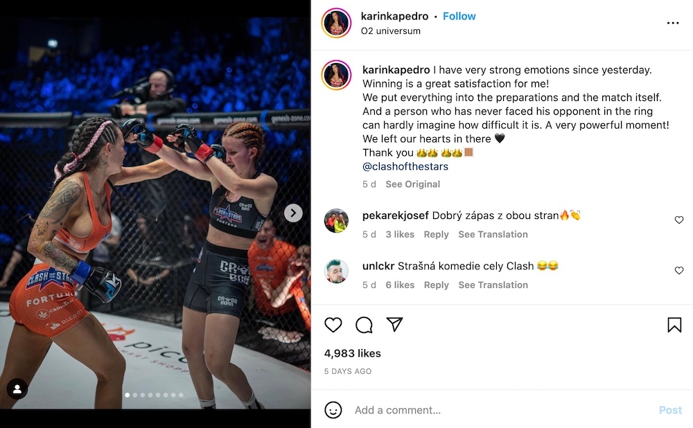 Female Fighters Flash Breasts To Crowd Following Tag Team 56 Off