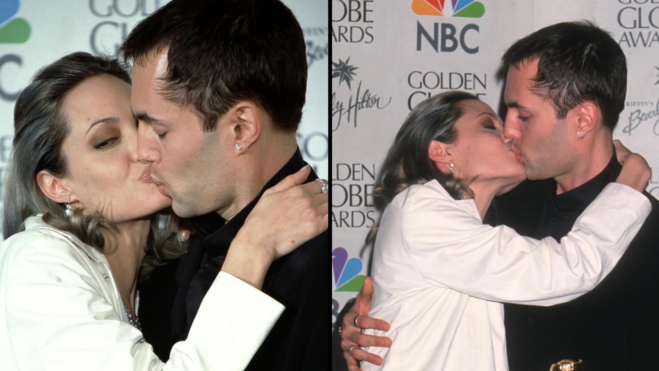 Reason Angelina Jolie kissed her own brother on the lips in multiple red  carpet photos