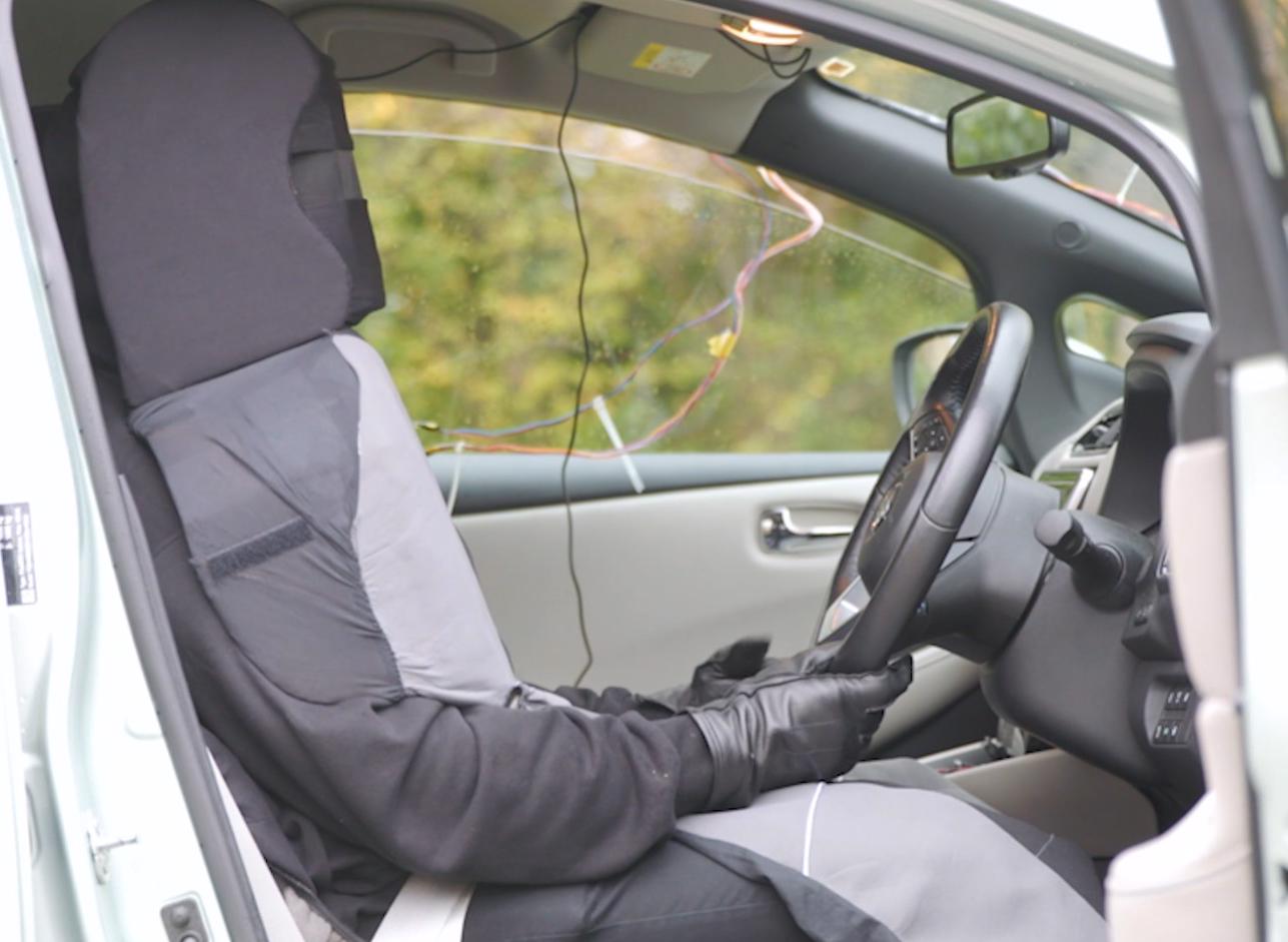 Ford disguised a man as a car seat to research self-driving