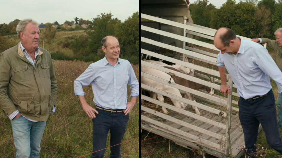 Clarkson's Farm fans try to work out who Jeremy's famous neighbour is from  hilarious fence scene