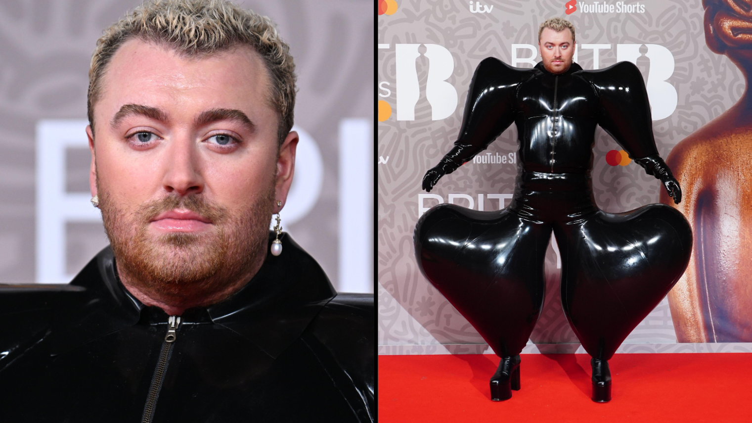Sam smith gimp suit