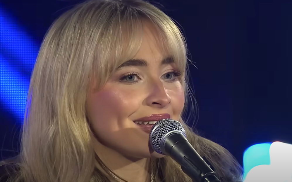 998px x 624px - BBC reuploads Sabrina Carpenter's Live Lounge after editing out 'porn  reference'
