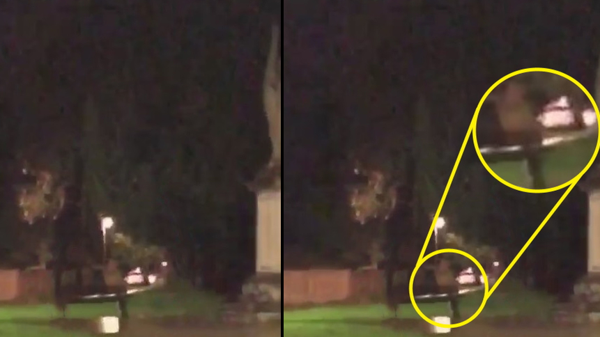 Lad captures 'ghost of soldier' sat 'clear as day' on bench next to war ...