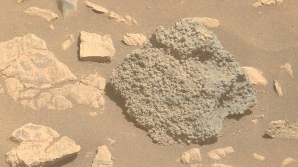 NASA Mars rover finds strange rock covered in spheres as scientists left  puzzled