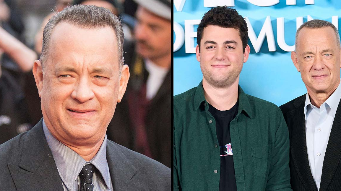 Tom Hanks says his son can't rely on his last name ahead of starring in ...