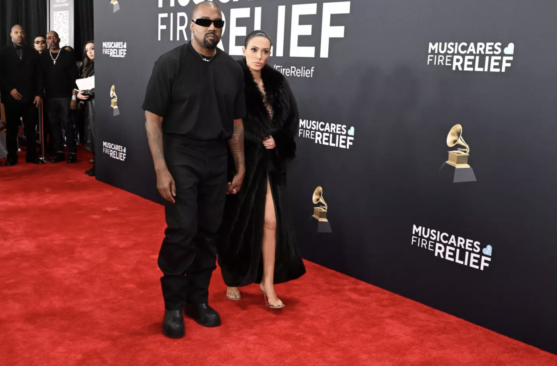 censori red carpet dress Sabrina Carpenter, Willow Smith and Bianca Censori stun in very daring outfits on star-studded Grammys red carpet