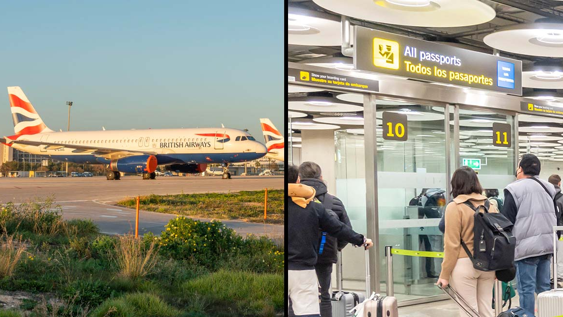 Flight To Spain And Money