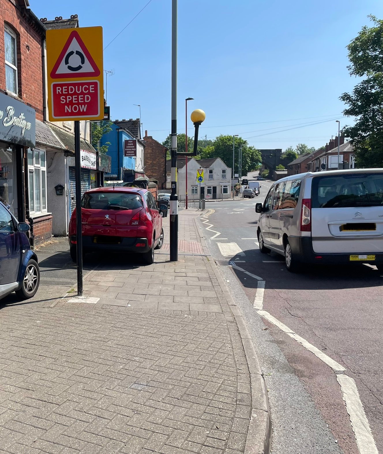 Can't park there mate. Credit: Twitter/@SohoRoadWMP