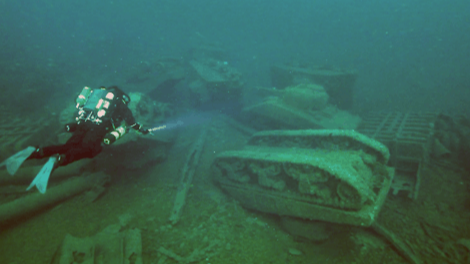 Did you know there’s an ‘underwater tank graveyard’ off the coast of Donegal?