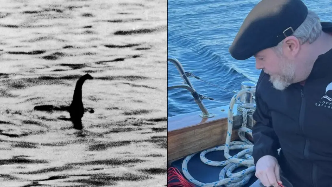 Drone footage from camper 'spotted' Loch Ness Monster in the water