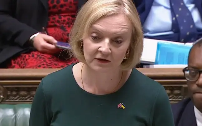Liz Truss announced a freeze to the energy price cap. Credit: BBC