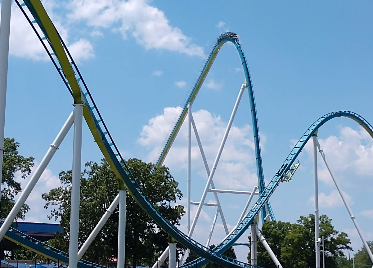 Park shuts down roller coaster after visitor spots cracked support beam  shift out of place as coaster speeds past