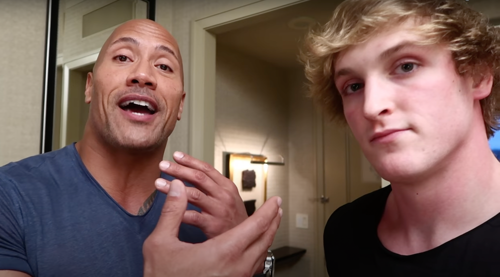 Dwayne 'the Rock' Johnson and Logan Paul Friendship Timeline