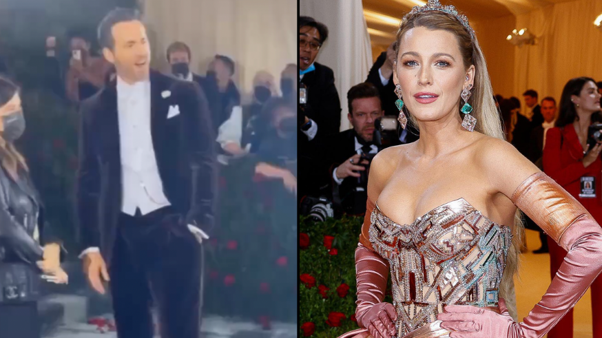 Ryan Reynolds' Reaction To Blake Lively At 2022 Met Gala Is Priceless