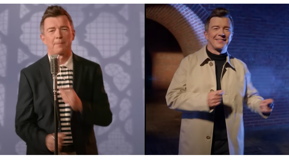 Singer Rick Astley recreates iconic Never Gonna Give You Up music video 35  years after release