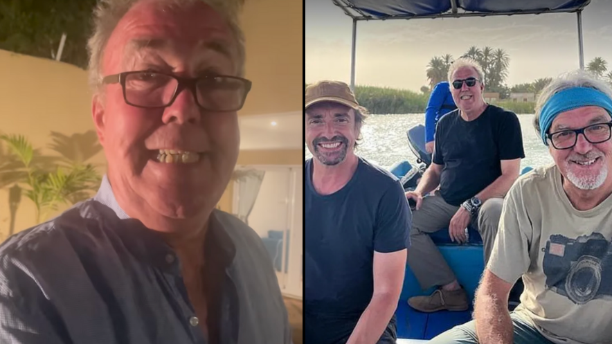 Jeremy Clarkson finally reunites with Hammond and May while