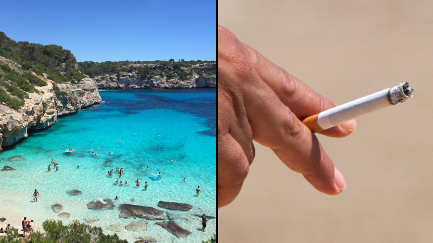 Tourists warned as Spain bans smoking at popular hotspot beach