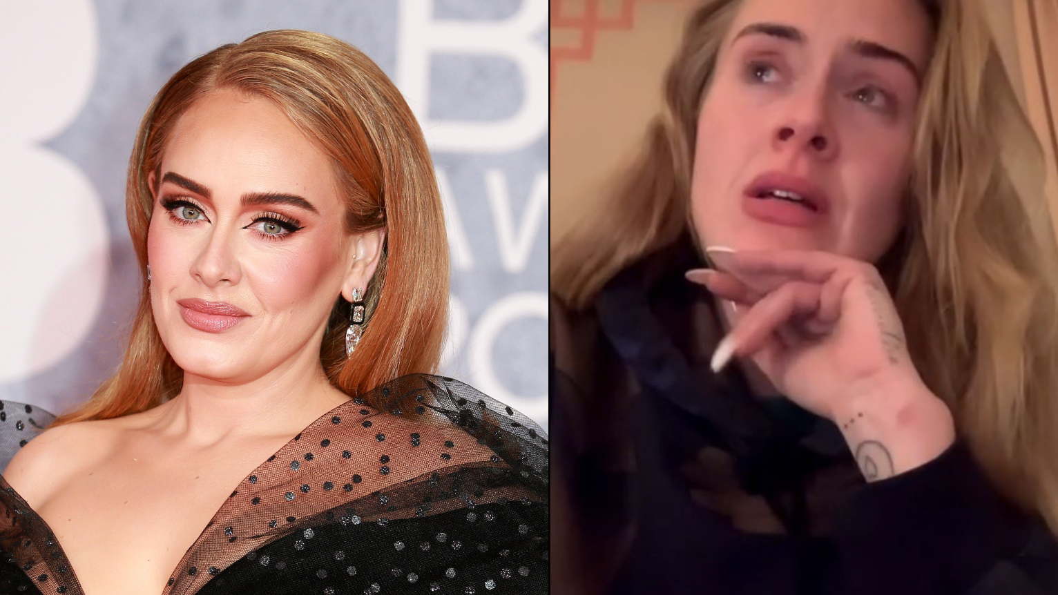 Adele Had a Rare Curly Hair Moment at Her Vegas Residency