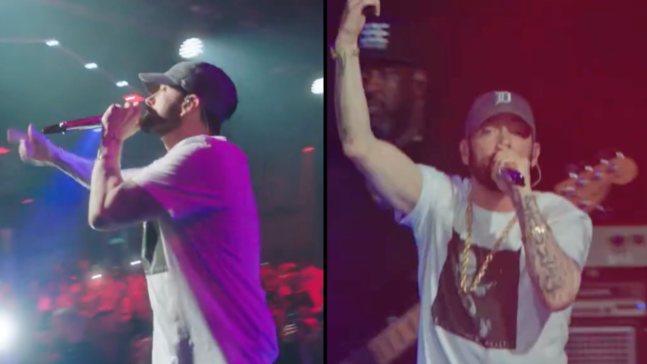 Dr Dre and Snoop Dogg shock fans by bringing out Eminem during London show  - Music - LADbible