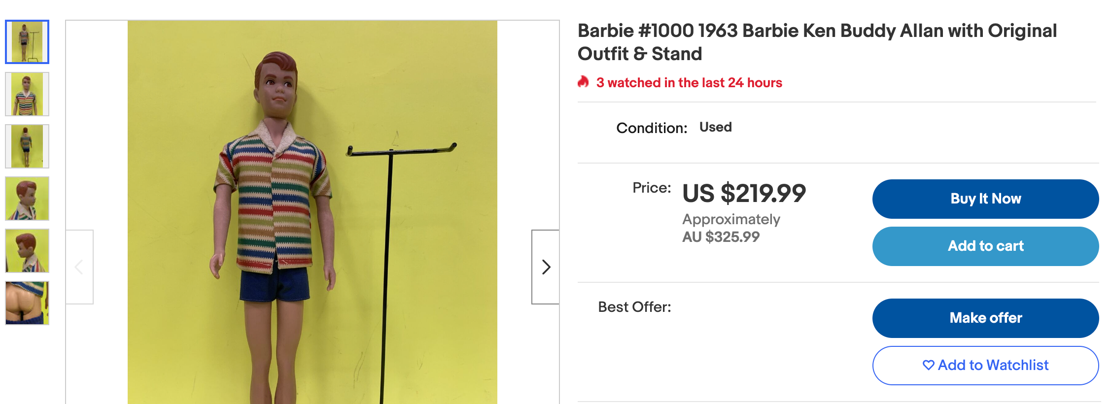 Discontinued Allan dolls are selling for hundreds of dollars thanks to the  Barbie movie