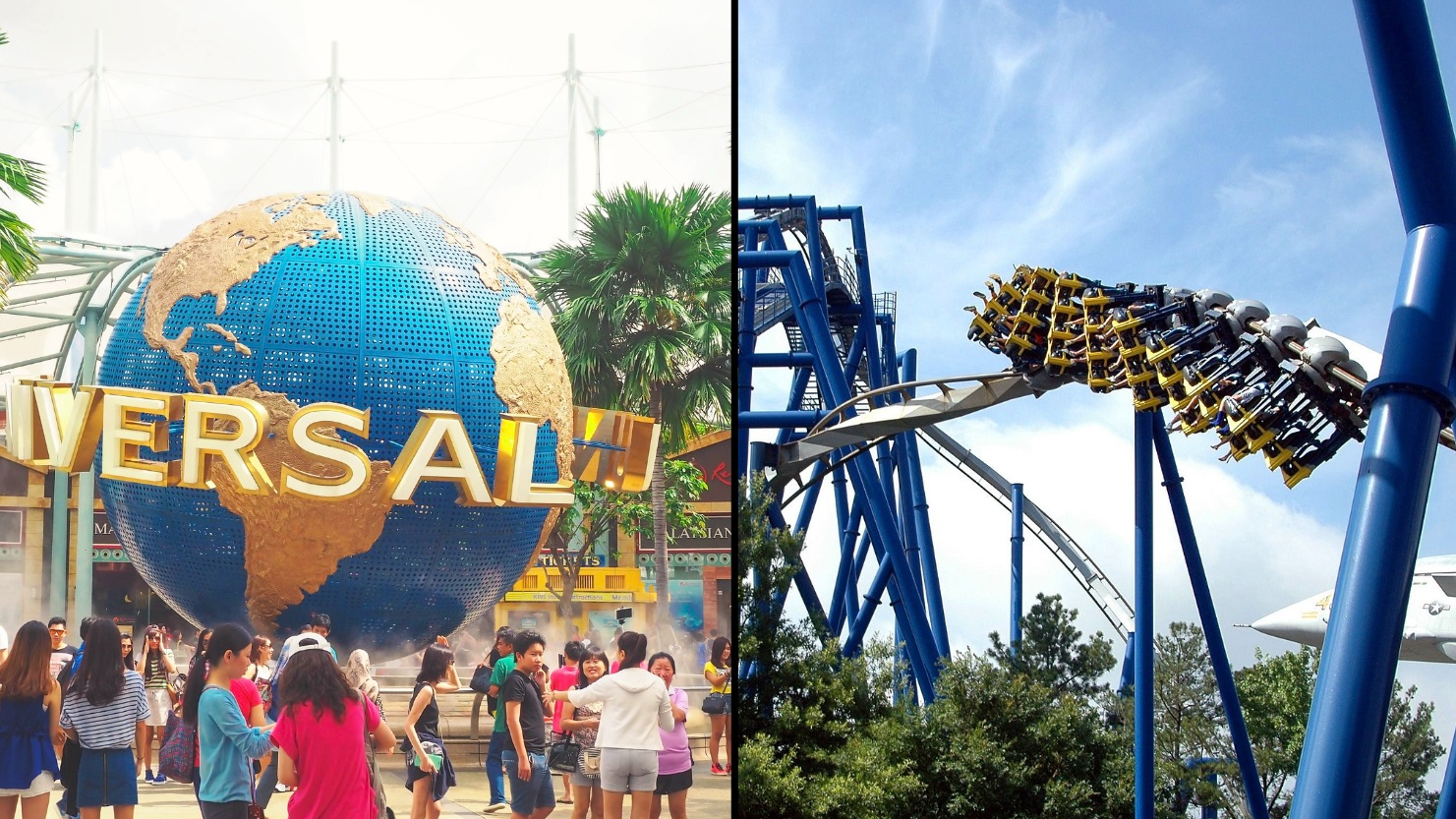 Park shuts down roller coaster after visitor spots cracked support beam  shift out of place as coaster speeds past