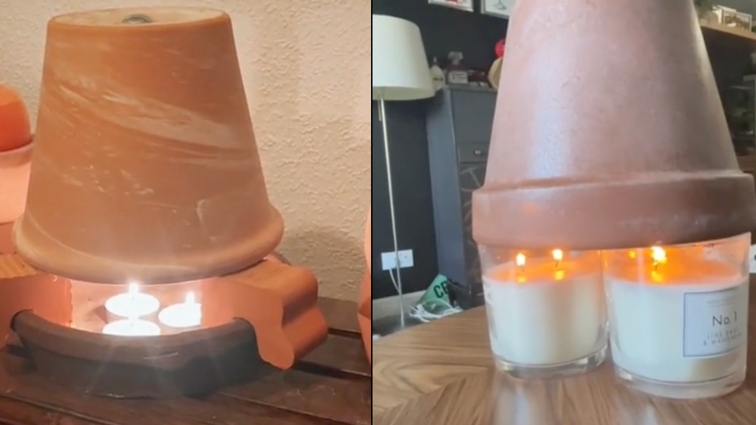 How to Make a DIY Terra-Cotta Pot Candle Heater